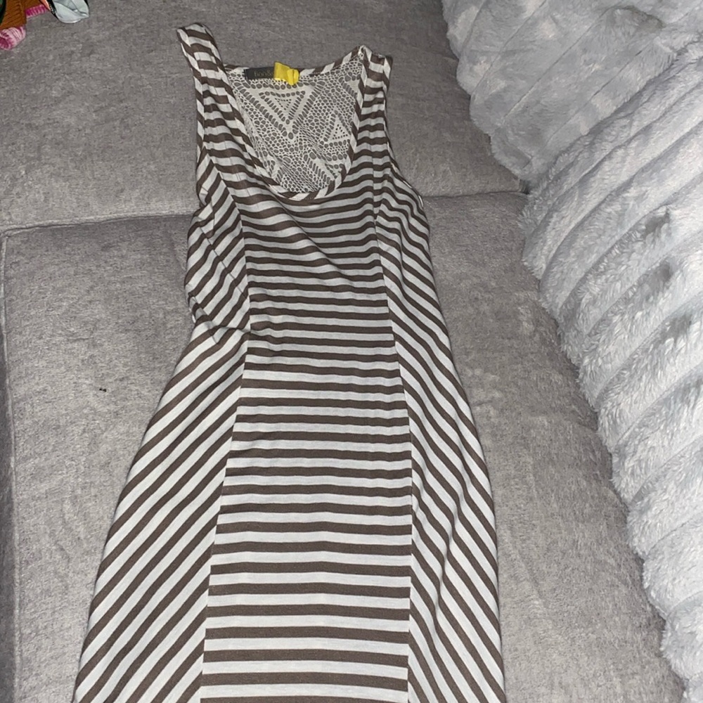 Women’s long maxi dress barely worn well kept cleaners visit